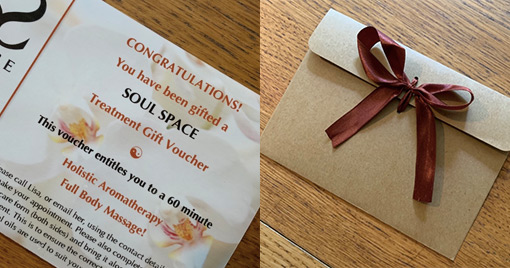 Soul Space - Treatment Gift Vouchers
